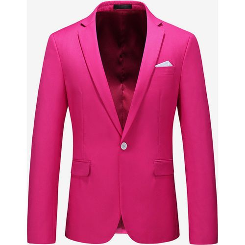 Men's Blazer Suit Slim Fit One Button Blazer Wedding Chic Jacket - milanoo.com - Modalova