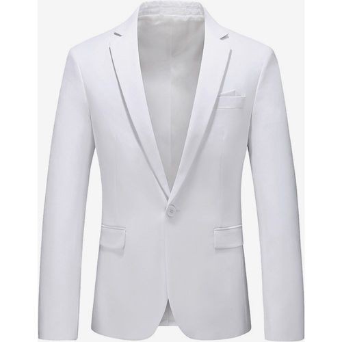 Men's Blazer Suit Slim Fit One Button Blazer Wedding Chic Jacket - milanoo.com - Modalova