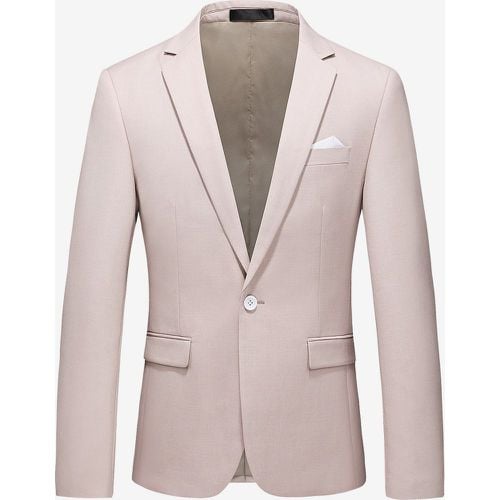 Men's Blazer Suit Slim Fit One Button Blazer Wedding Chic Jacket - milanoo.com - Modalova