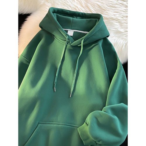 Men's Cotton Casual Pockets Long Sleeve Hoodie - milanoo.com - Modalova