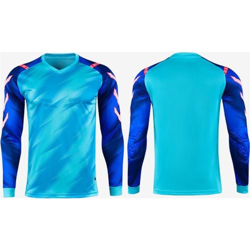 Men's Goalkeeper Uniform Top Adult Breathable Jersey Long Sleeve Training Top - milanoo.com - Modalova