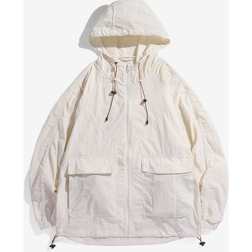 Men's Lightweight Outdoor Hooded Jacket - milanoo.com - Modalova