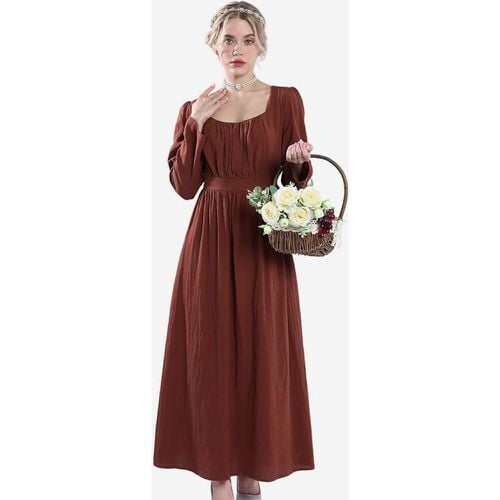 Retro Costumes Pleated Costume Dress Women's Elegant Tunic Costume - milanoo.com - Modalova