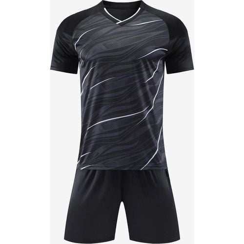 Breathable Football Uniform Set for Adults Men's Training Activewear Uniform - milanoo.com - Modalova