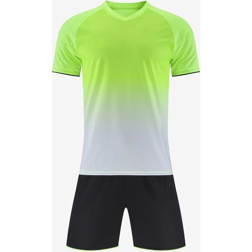 Men's Football Uniform Suit Short-Sleeved Adults and Kids Jersey - milanoo.com - Modalova