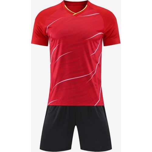 Breathable Football Uniform Set for Adults Men's Training Activewear Uniform - milanoo.com - Modalova