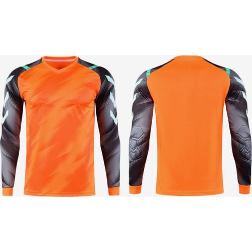 Men's Goalkeeper Uniform Top Adult Breathable Jersey Long Sleeve Training Top - milanoo.com - Modalova