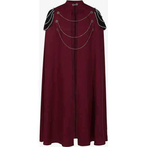 Black Vintage Retro Chains Sleeveless Polyester Cloak Retro Costumes For Man - milanoo.com - Modalova