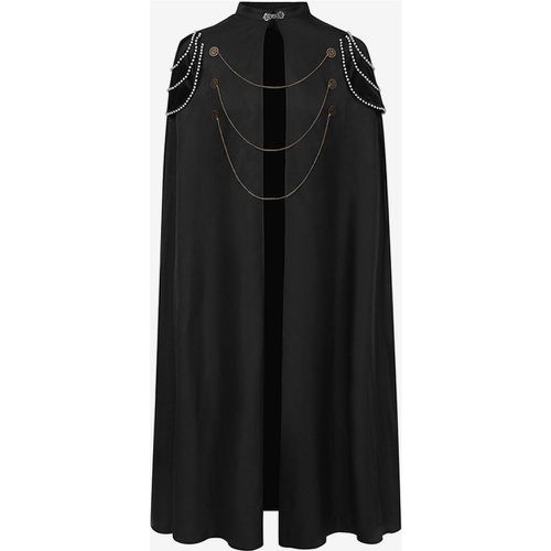 Vintage Retro Chains Sleeveless Polyester Cloak Retro Costumes For Man - milanoo.com - Modalova