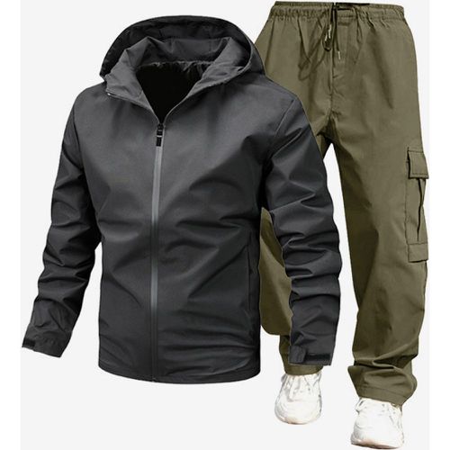 Men's Activewear Men's Athletic Apparel Black - milanoo.com - Modalova