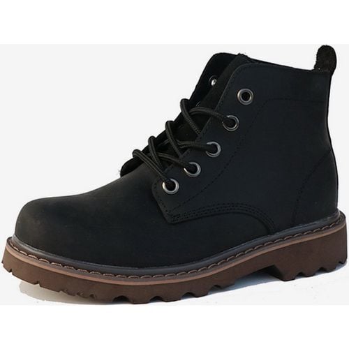 Shoes Men's Shoes Work Boots Men's Boots Cowhide Chic - milanoo.com - Modalova