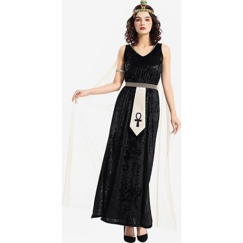 Egyptian Dress Goddess Shawl Long Dress - milanoo.com - Modalova