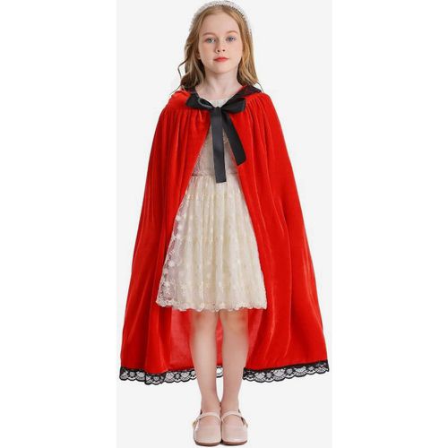 Girl's Christmas Cloak Polyester Christmas Holidays Costumes - milanoo.com - Modalova