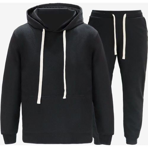 Men's Two-Piece Suit Casual Sports Sweatshirt and Pant - milanoo.com - Modalova