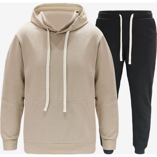 Men's Two-Piece Suit Casual Sports Sweatshirt and Pant - milanoo.com - Modalova