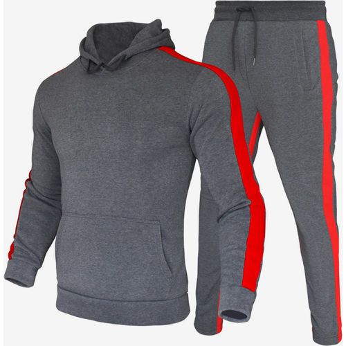 Men's Activewear Men's Athletic Apparel Color Block White - milanoo.com - Modalova