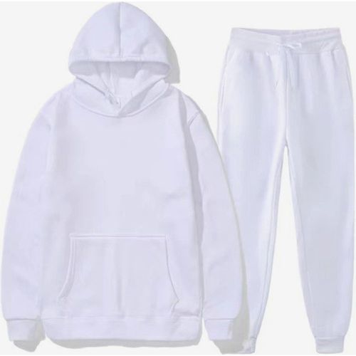 Men's Two Piece Sets Fleece Sweatshirt Men's Hoodie and Pants - milanoo.com - Modalova