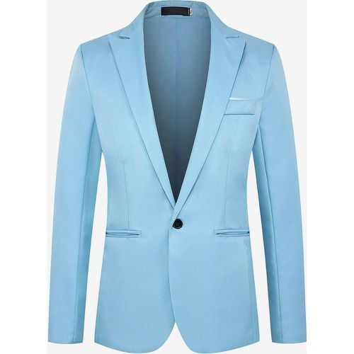 Men's Jacket Slim Casual Suit Tops Plus Size Blazer - milanoo.com - Modalova