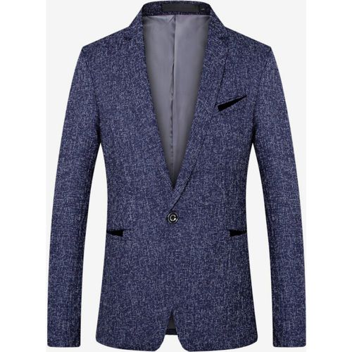 Blazers & Jackets Men's Casual Suits Casual Black Black Fashion Men's Casual Suits - milanoo.com - Modalova