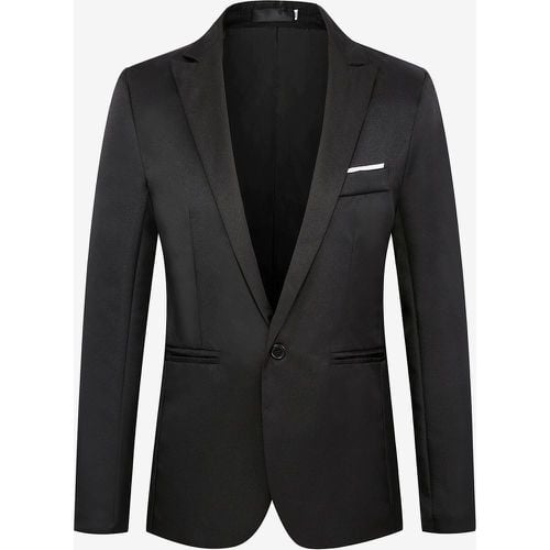 Men's Jacket Slim Casual Suit Tops Plus Size Blazer - milanoo.com - Modalova