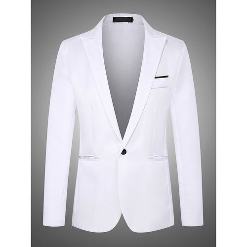 Men's Jacket Slim Casual Suit Tops Plus Size Blazer - milanoo.com - Modalova