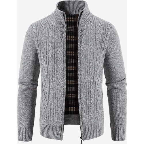 Men's Clothing Cardigan For Men Men's Sweaters Men's Cardigans Casual Long Sleeves Unique - milanoo.com - Modalova