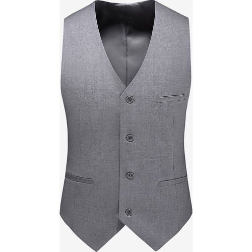 Men's Dress Vests Formal Evening Formal V-Neck Pockets Royal Blue - milanoo.com - Modalova