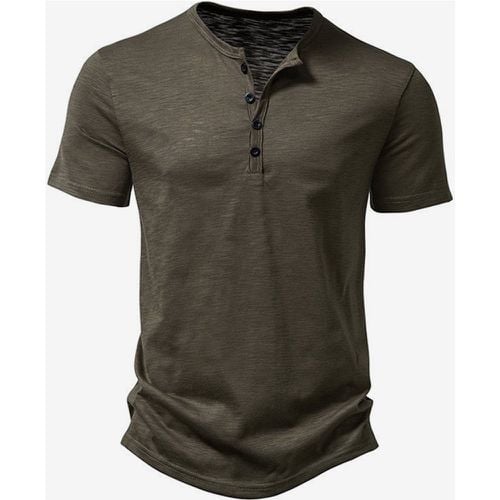 Men's Cotton Polo Men's Short Sleeve T-Shirt - milanoo.com - Modalova