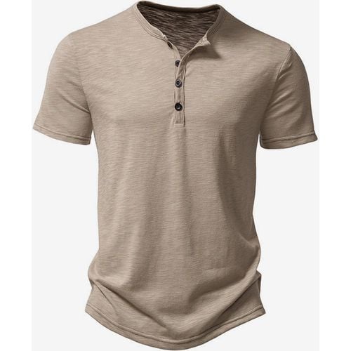 Men's Cotton Polo Men's Short Sleeve T-Shirt - milanoo.com - Modalova