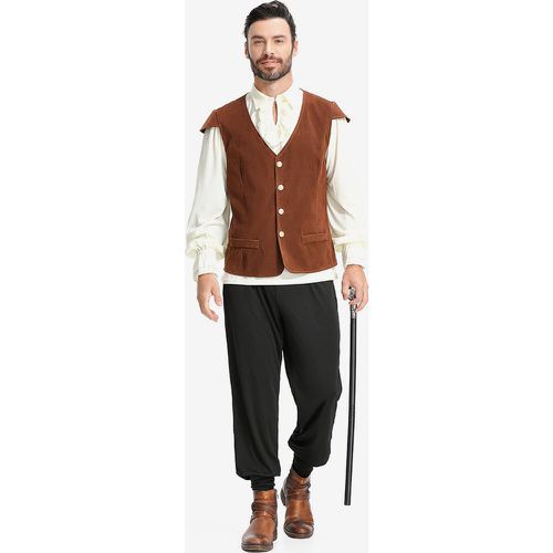 Halloween Halloween Costumes Men's Vintage Top Waistcoat Polyester Set Holidays Costumes - milanoo.com - Modalova