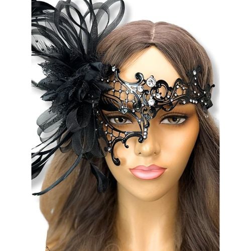 Mask Adult's Synthetic Masquerade Costume Accessories - milanoo.com - Modalova