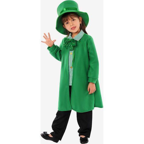 Holidays Costumes St.Patrick's Day Halloween Costume Girl's Polyester Fiber Cloak Pants Hat - milanoo.com - Modalova