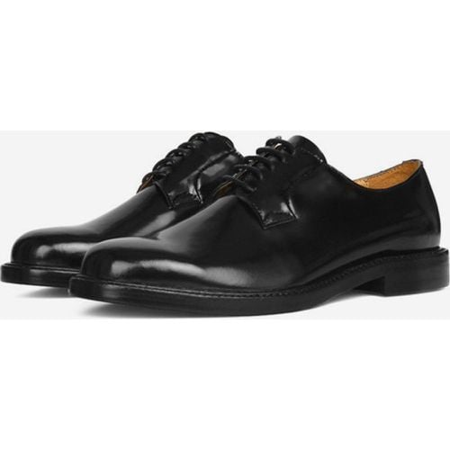 Men's Dress Shoes Round Toe Cowhide Derby Prom Wedding Formal Shoes - milanoo.com - Modalova