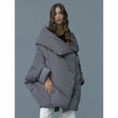 Down Jacket For Women Asymmetrical Polyester - milanoo.com - Modalova