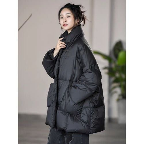 Women's Down Jacket Chic Polyester - milanoo.com - Modalova