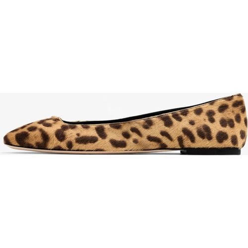 Ballet Flats Horse Hair Suqare Toe Slip On Ballerina Flats - milanoo.com - Modalova