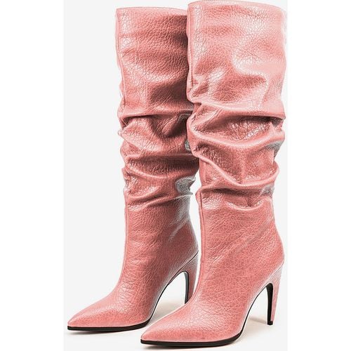 Slouch Boots Pointed Toe High Heel Knee High Boots - milanoo.com - Modalova