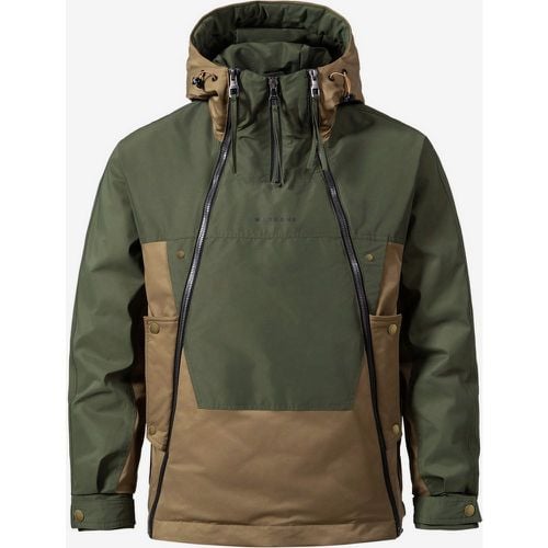 Men‘s Hooded Down Jacket Double Zipper Color Block Casual Down Jacket Warm Jacket - milanoo.com - Modalova