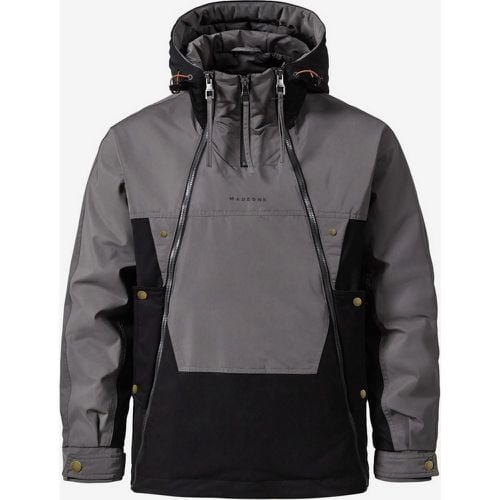 Men‘s Hooded Down Jacket Double Zipper Color Block Casual Down Jacket Warm Jacket - milanoo.com - Modalova