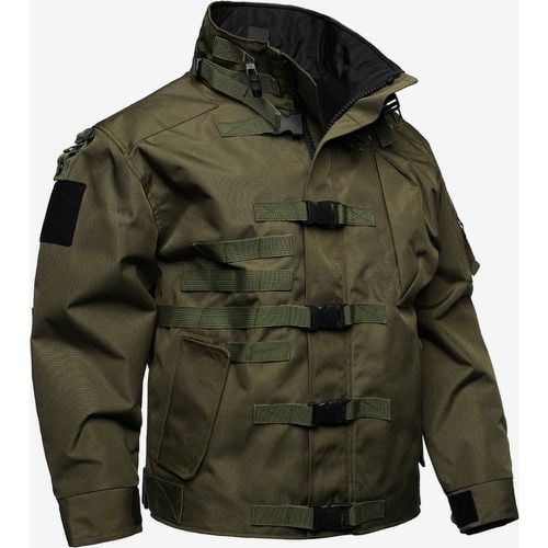 Men’s Jacket Casual Long Sleeve Outdoor Military Jacket - milanoo.com - Modalova