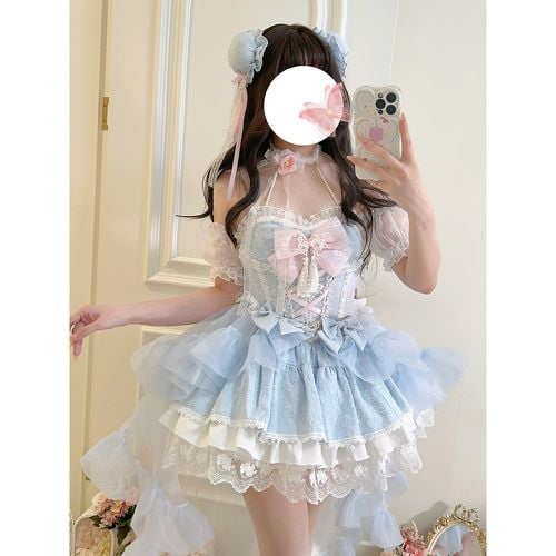 Sweet Lolita Dress Polyester Sleeveless Jumper Sweet Lolita Dress - milanoo.com - Modalova