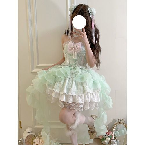 Sweet Lolita Dress Polyester Sleeveless Jumper Sweet Lolita Dress - milanoo.com - Modalova