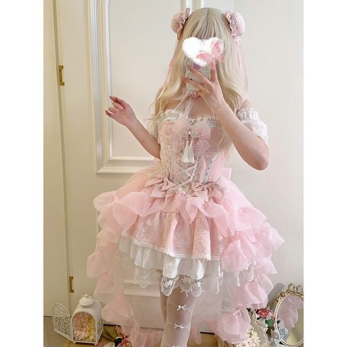 Sweet Lolita Dress Polyester Sleeveless Jumper Sweet Lolita Dress - milanoo.com - Modalova