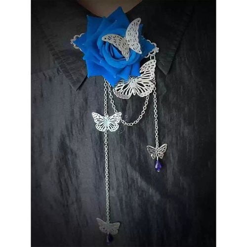 Gothic Lolita Accessories Red Chains Flowers Accessory Metal Miscellaneous - milanoo.com - Modalova