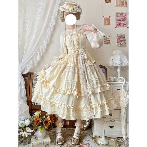 Sweet Lolita Dress Polyester Sleeveless Jumper Skirt Lolita Dress - milanoo.com - Modalova