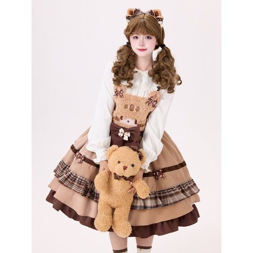 Sweet Lolita Dress Polyester Sleeveless Jumper Skirt Sweet Lolita Dress - milanoo.com - Modalova