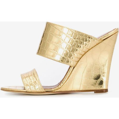 Women's Slip-On Patent PU Upper Wedge Sandals In - milanoo.com - Modalova