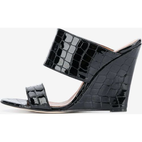 Women's Slip-On Patent PU Upper Wedge Sandals In - milanoo.com - Modalova