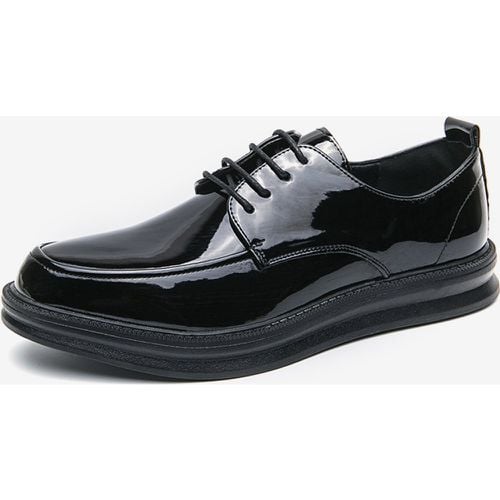 Dress Shoes For Man Modern Round Toe Strap Adjustable PU Leather - milanoo.com - Modalova