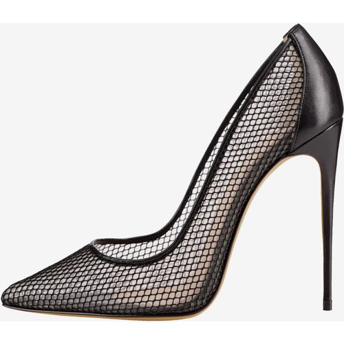 Mesh High Heels Pointed Toe Stiletto Heel Pumps - milanoo.com - Modalova